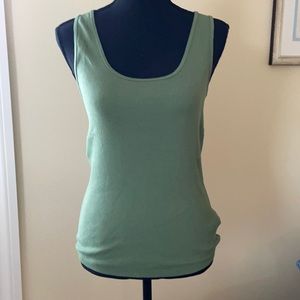 NWT  Women’s J.Crew Olive Green Ribbed Tank Top